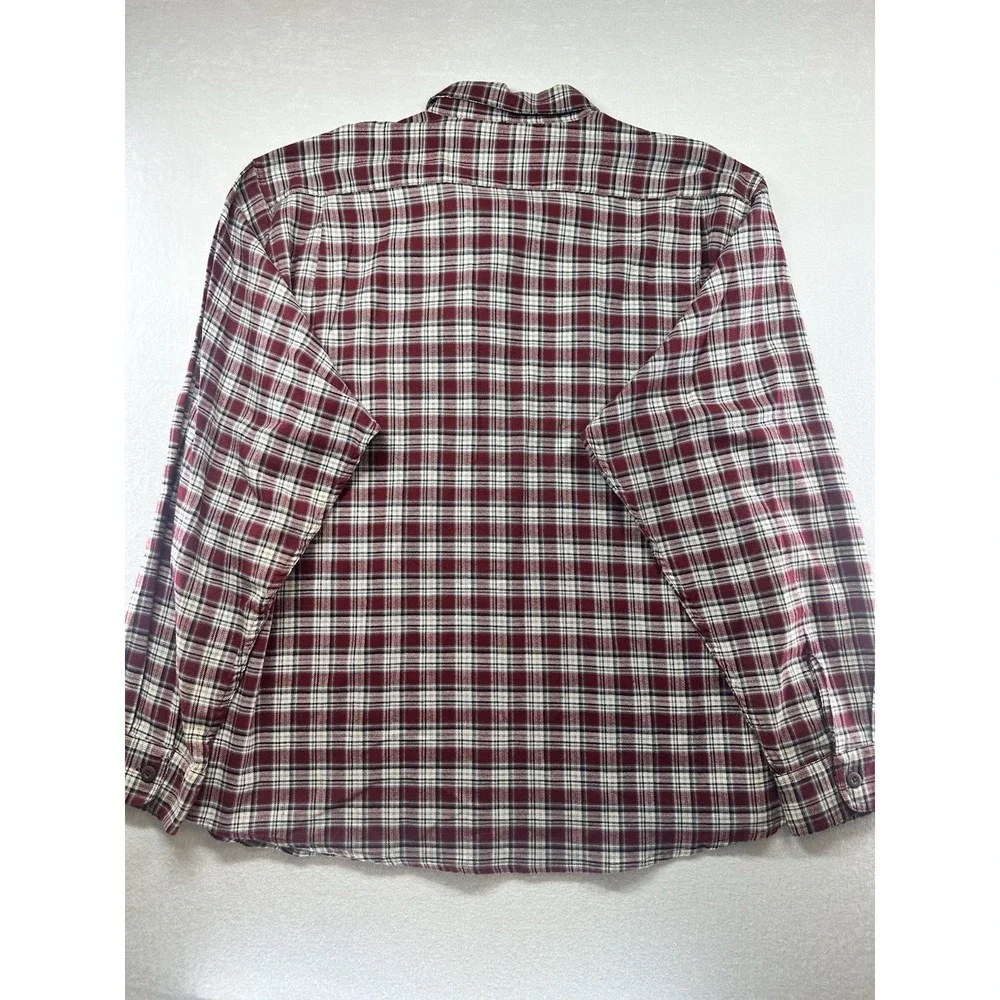 Wrangler Men's 3XL Red Plaid Flannel Shirt NWT Premium Quality‎